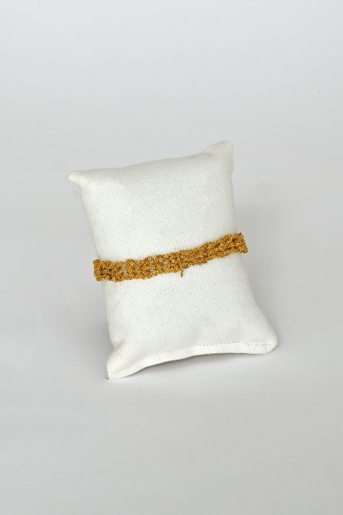Gold Baby Tee Bracelet by Arielle de Pinto at Abacus Row Handmade Jewelry