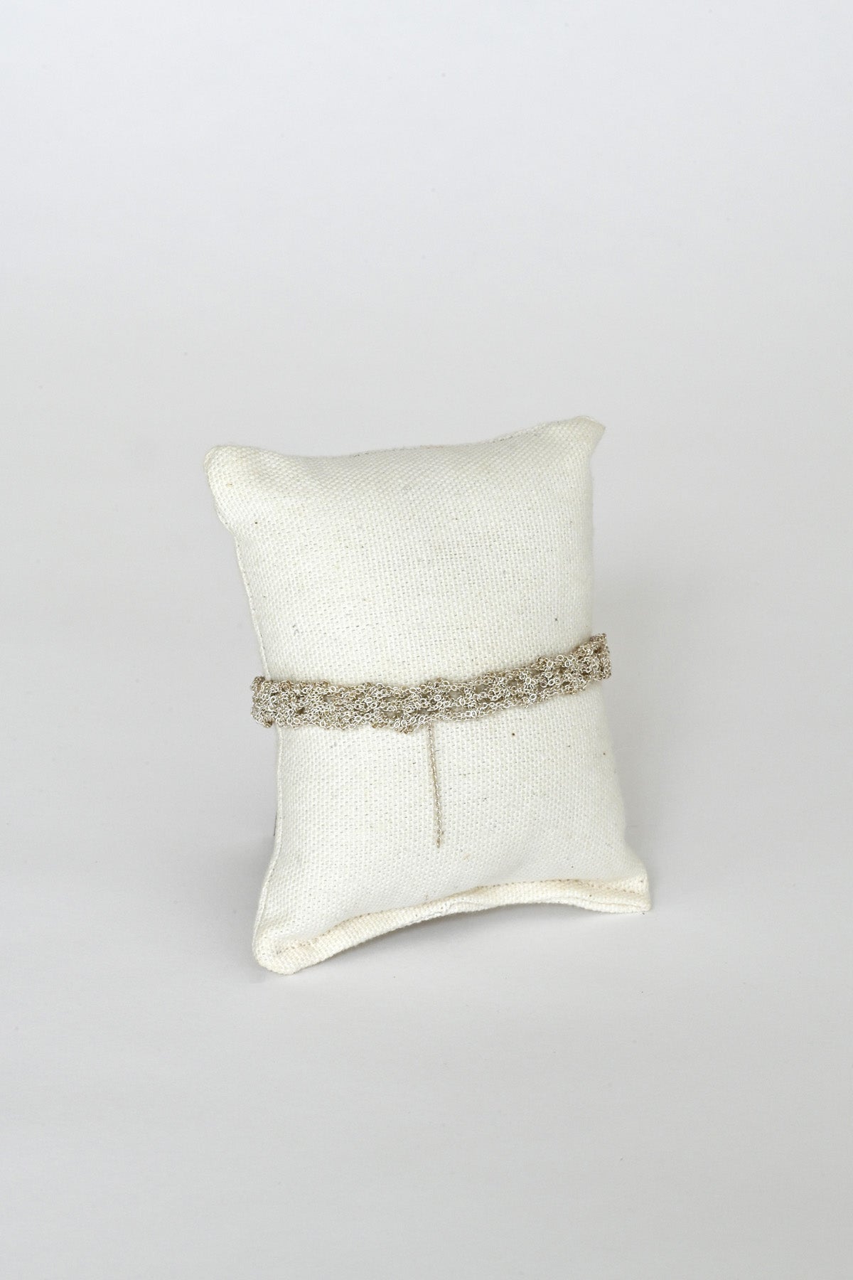 Silver Baby Tee Bracelet by Arielle de Pinto at Abacus Row Handmade Jewelry