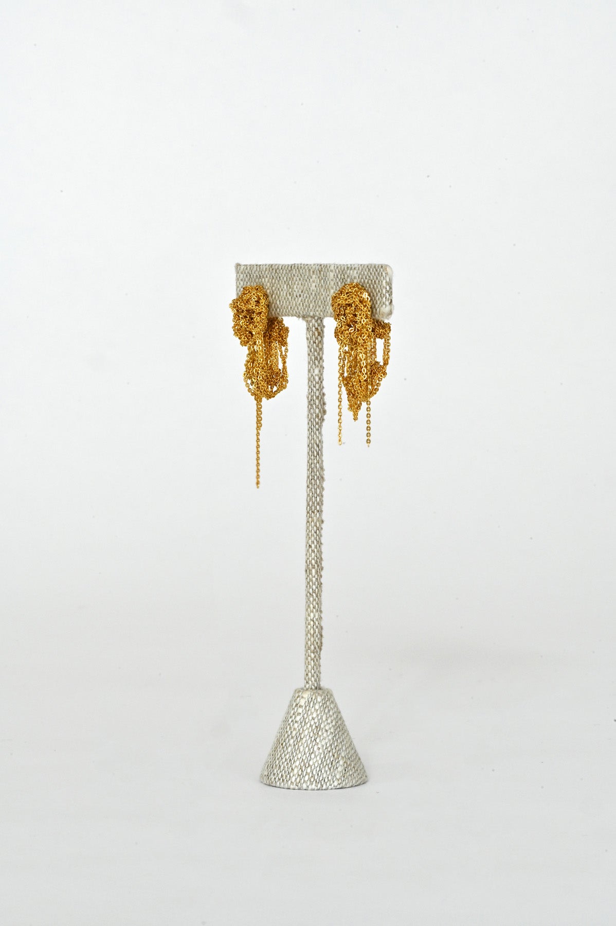Gold Cuff Earrings by Arielle de Pinto at Abacus Row Handmade Jewelry