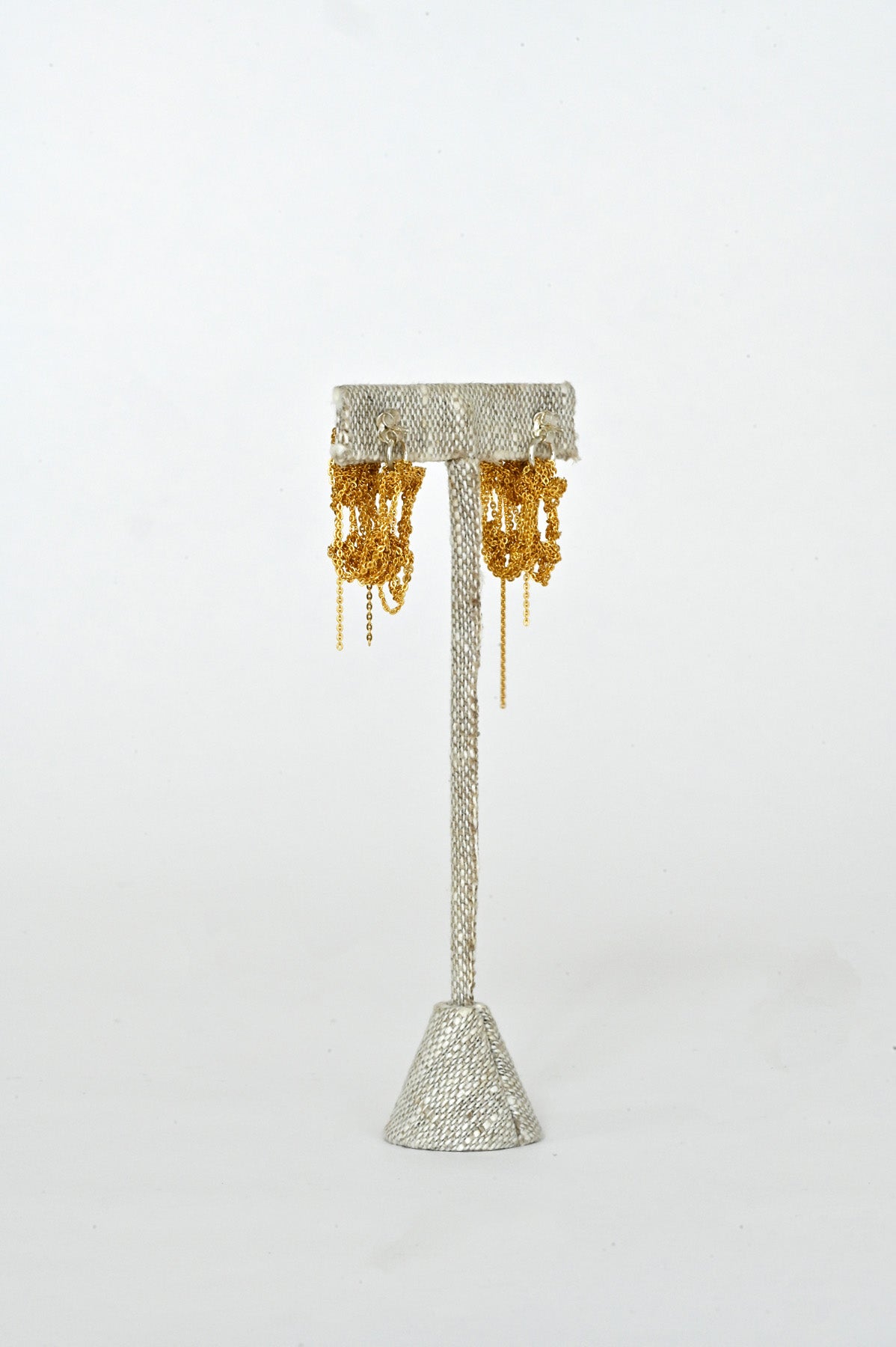 Gold Cuff Earring backs by Arielle de Pinto at Abacus Row Handmade Jewelry