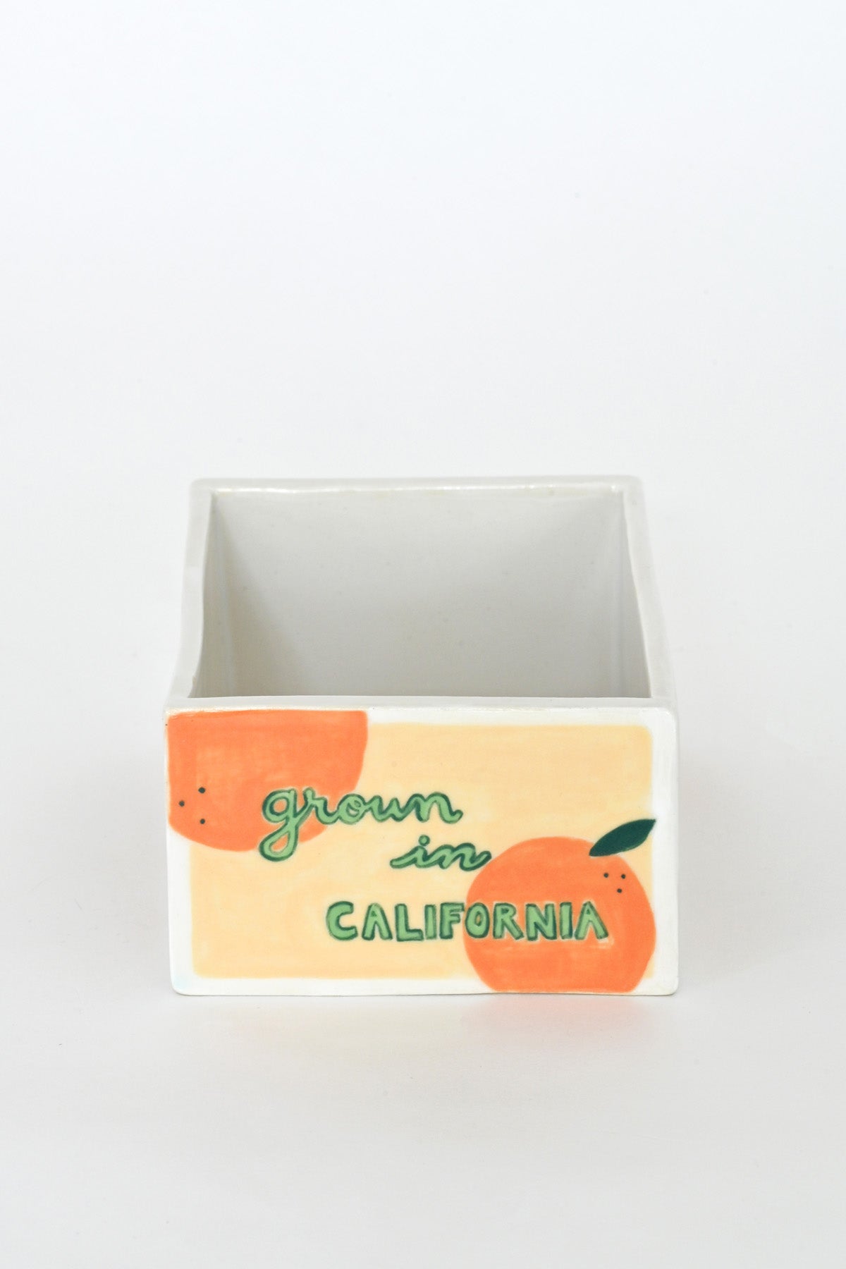 Good Fortune Orange Trinket Box by Caf Caf Ceramique at Abacus Row