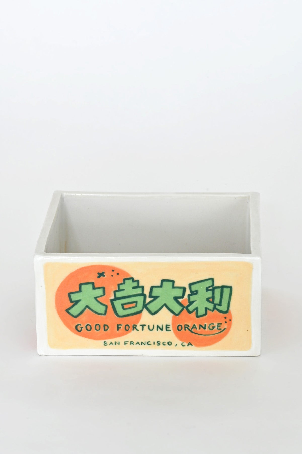Good Fortune Orange Trinket Box