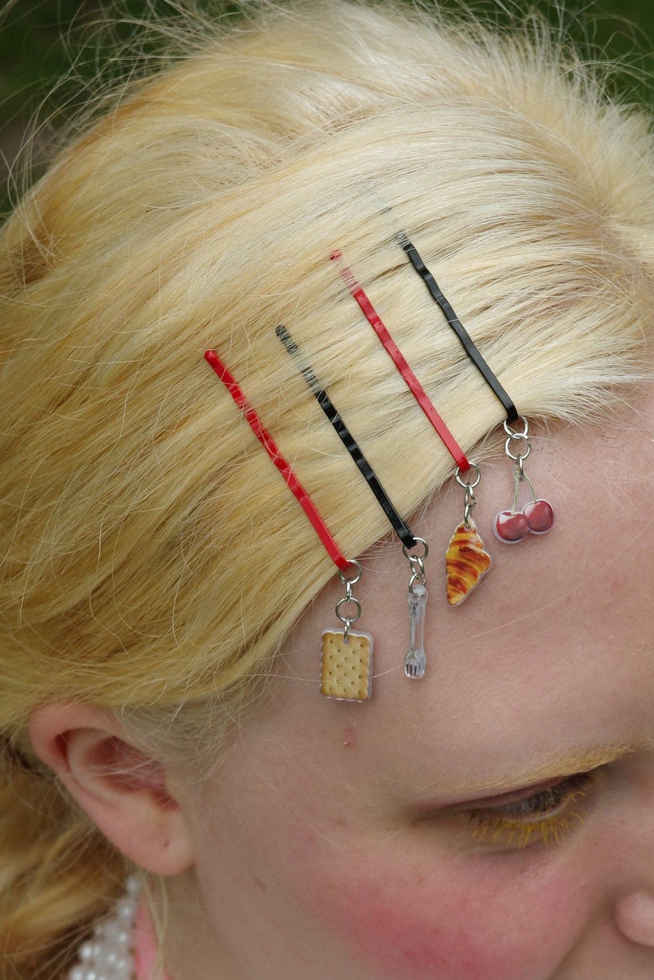 Styled Picnic Bobby Pins by Chunks at Abacus Row Jewelry