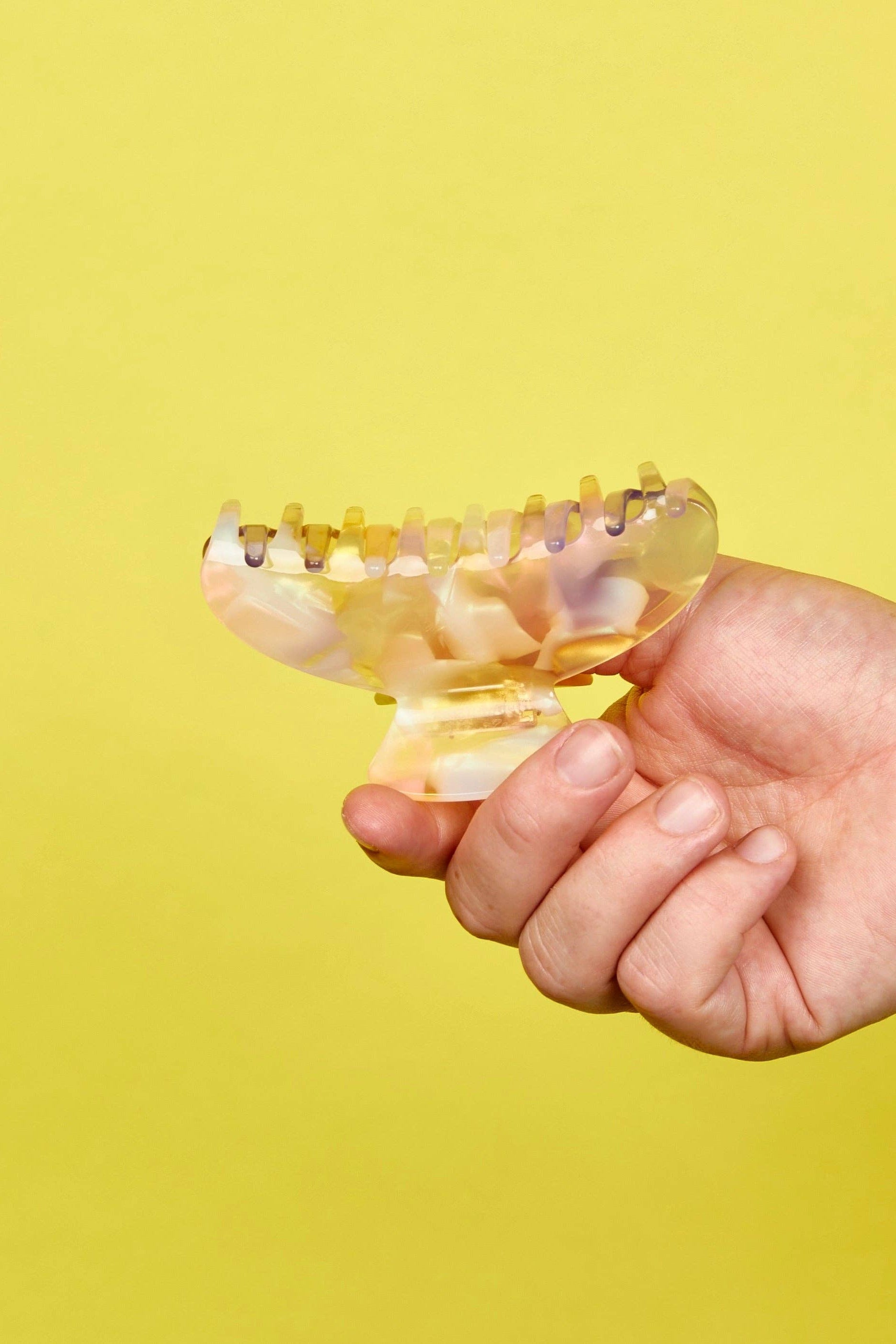 In Hand Moonlight Baby Dolly Claw by Chunks at Abacus Row Jewelry