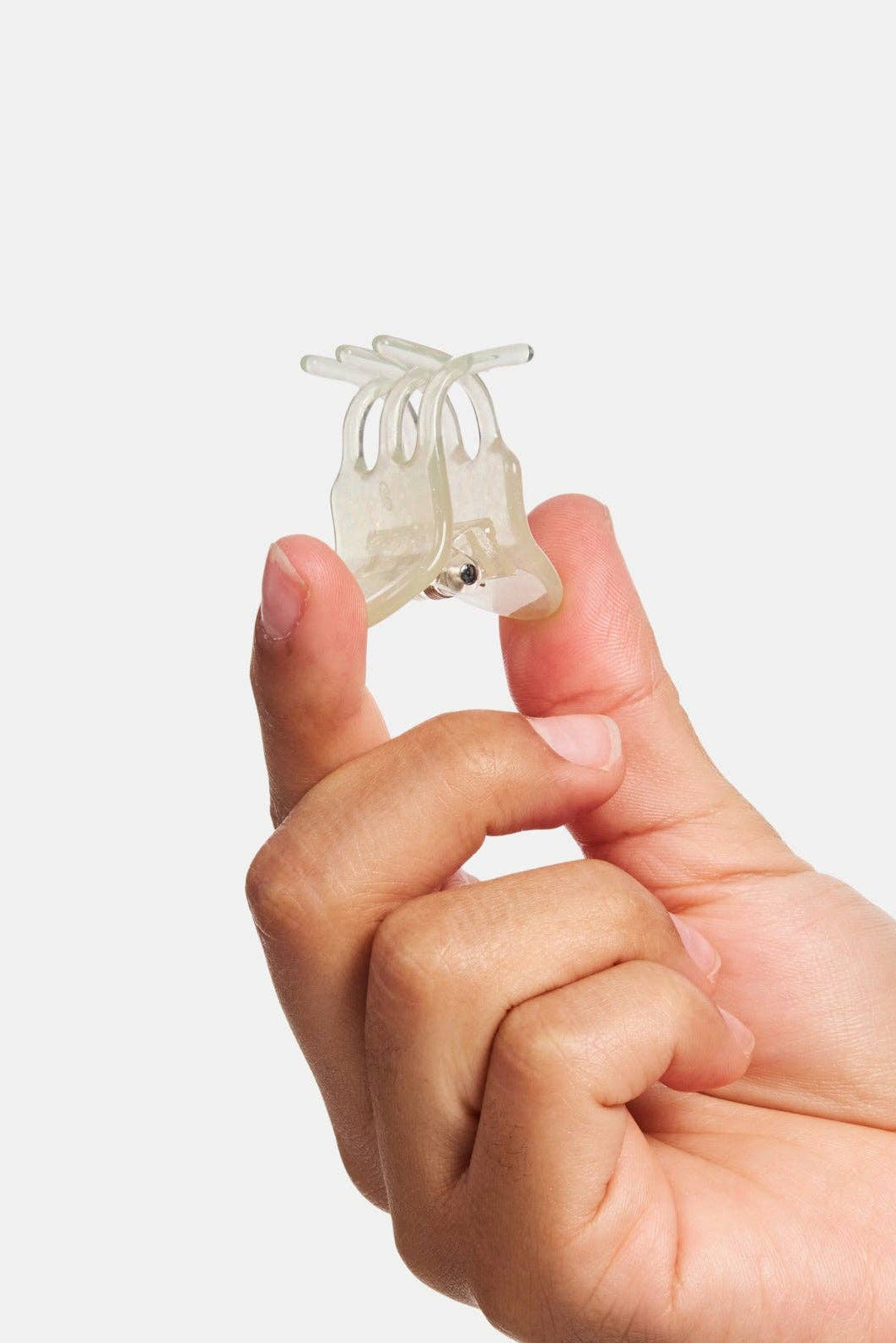 In Hand Light Sparkle Mini Claw by Chunks at Abacus Row Jewelry