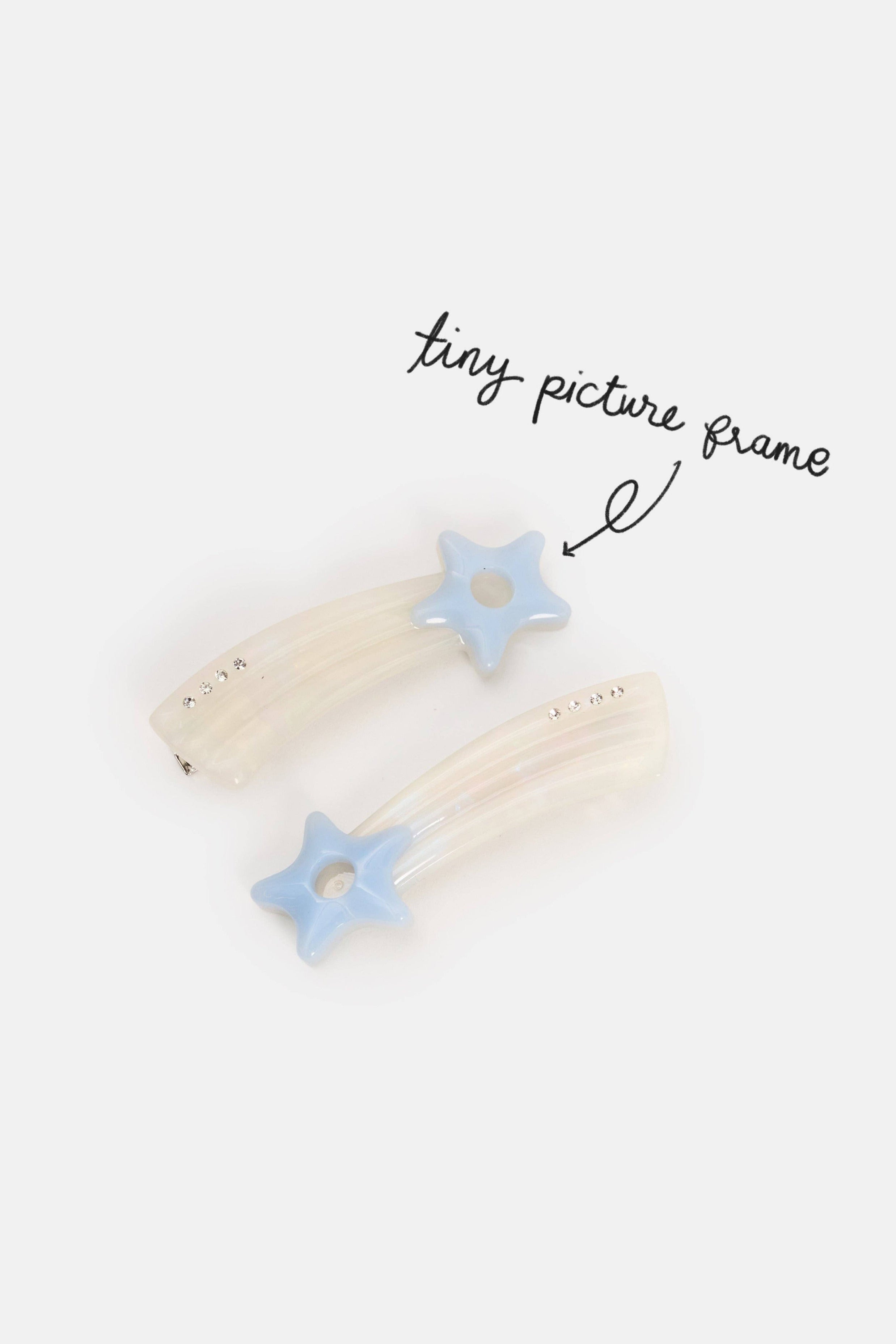 Set of Shooting Star Frame Allie Clips by Chunks at Abacus Row Jewelry
