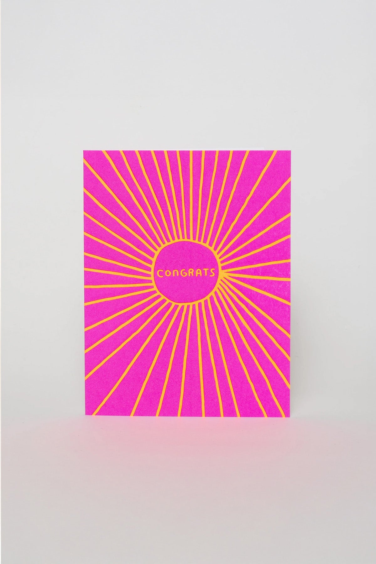 Congrats Sunbeam Card by Egg Press MFG at Abacus Row Handmade Jewelry