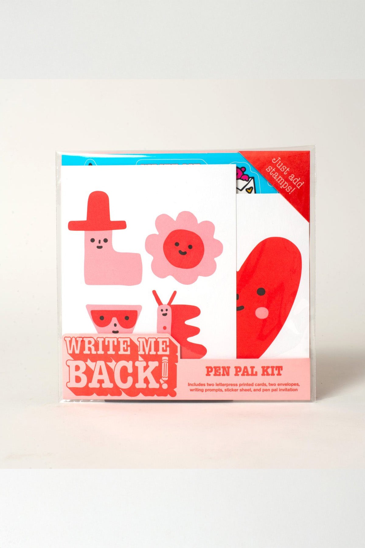 Love and Heart Friend Write Me Back pen pal Kit by Egg Press MFG at Abacus Row Handmade Jewelry