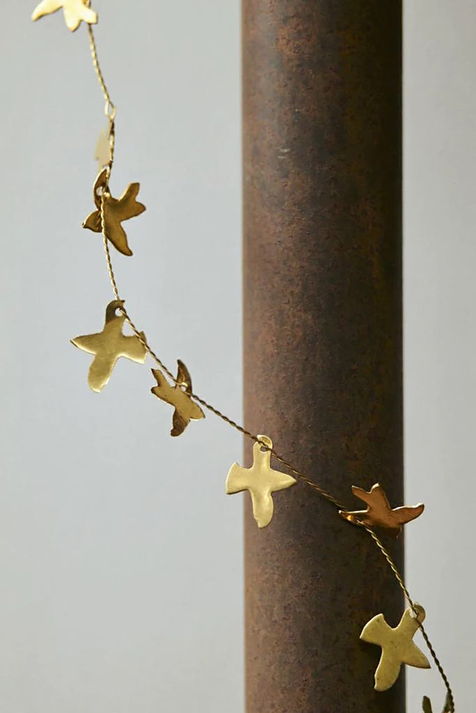 Brass Bird Garland