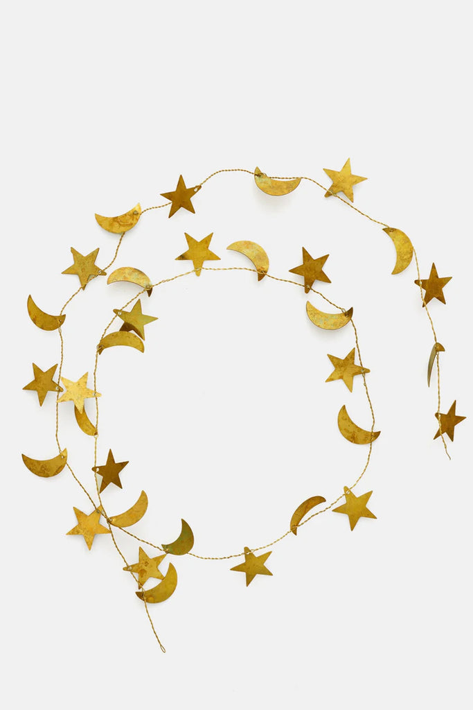 Brass Star Garland