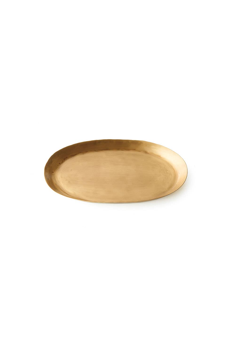 Small Brass Oval Tray by Fog Linen at Abacus Row