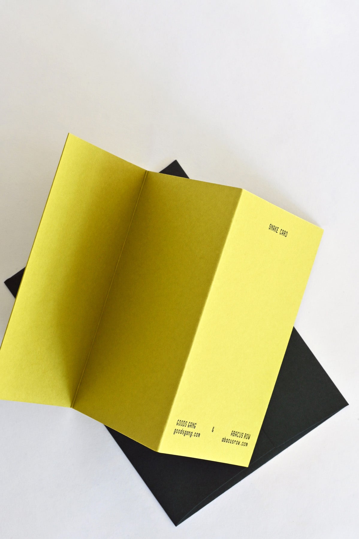 Snake Card inside by Goods Gang at Abacus Row Handmade Jewelry