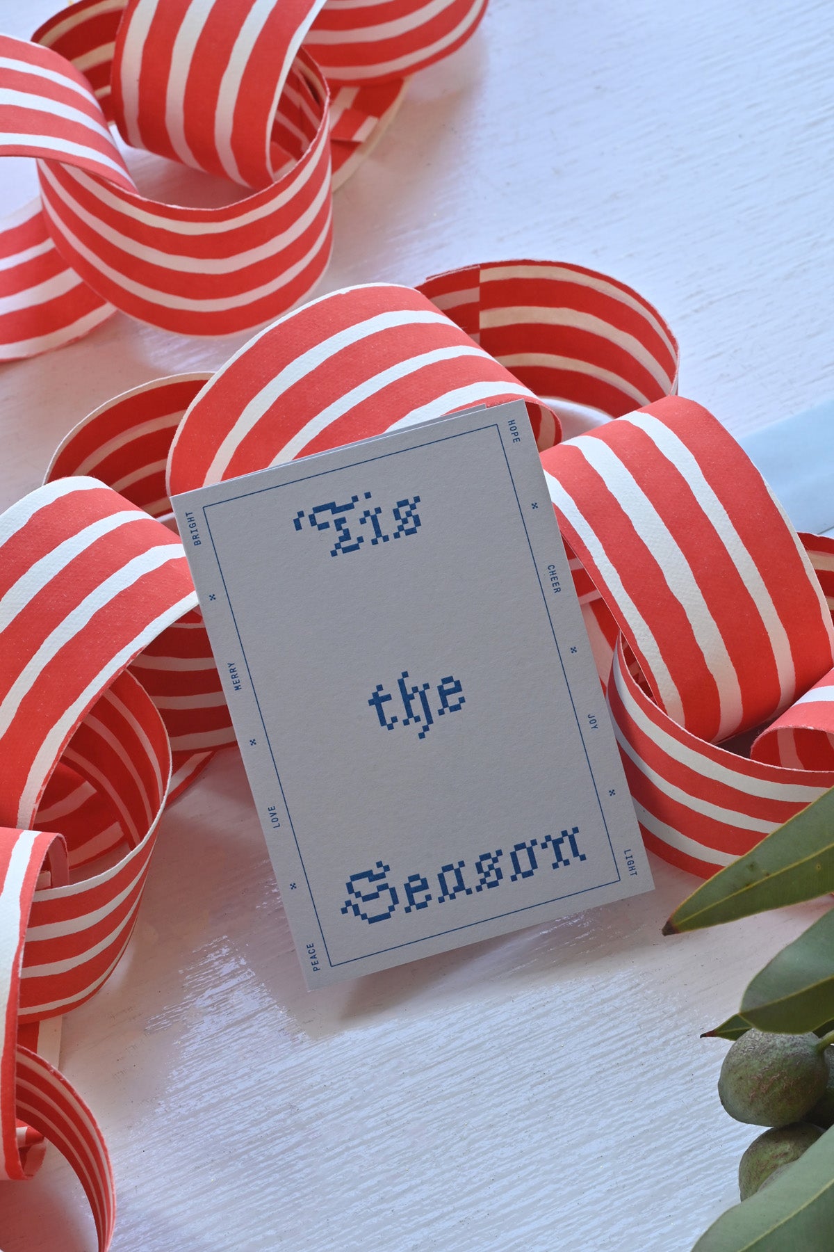 Tis the Season Card by Goods Gang detail at Abacus Row Jewelry