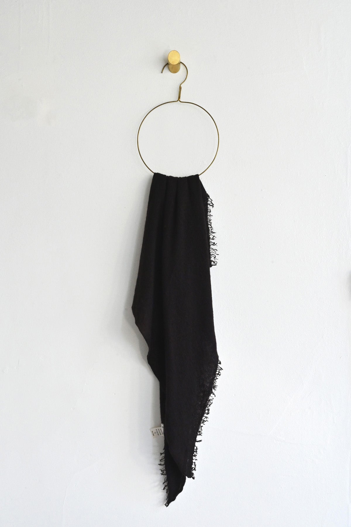 Mini Black Love Scarf by Grisal at Abacus Row Handmade Jewelry