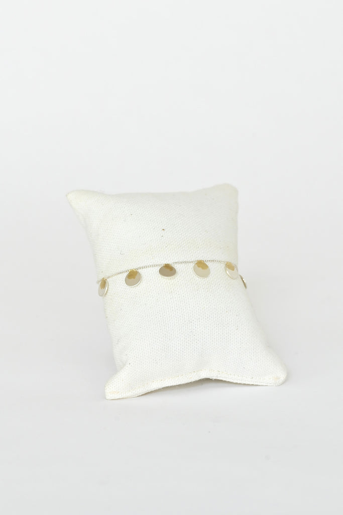 Shell Bracelet, silver + silver