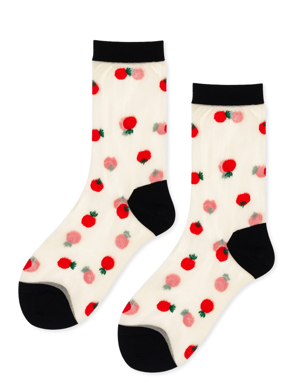 Hansel from Basel Sheer Tomatoes Socks at Abacus Row