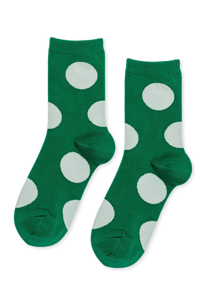 Rie Crew Socks - cadmium