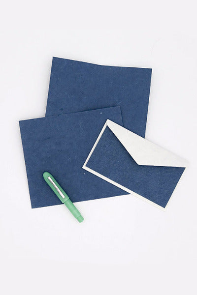 Natural Indigo Cards by Hataguchi Collective at Abacus Row Jewelry