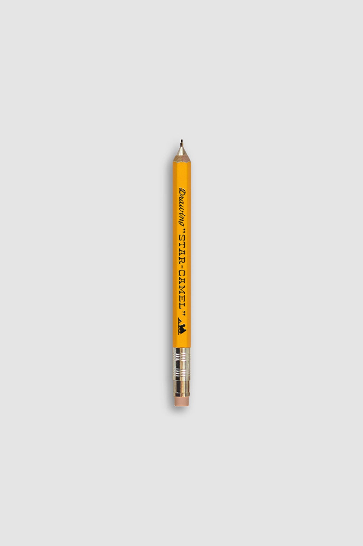 Yellow Star-Camel half-size wooden mechanical pencil at Abacus Row Handmade Jewelry