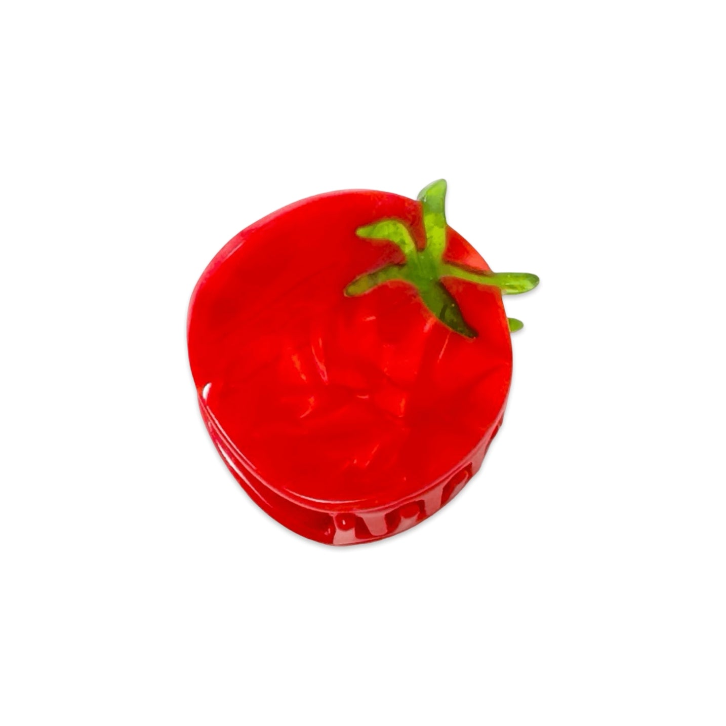 Mini Tomato Hair Claw Clip by Jenny Lemons at Abacus Row Jewelry