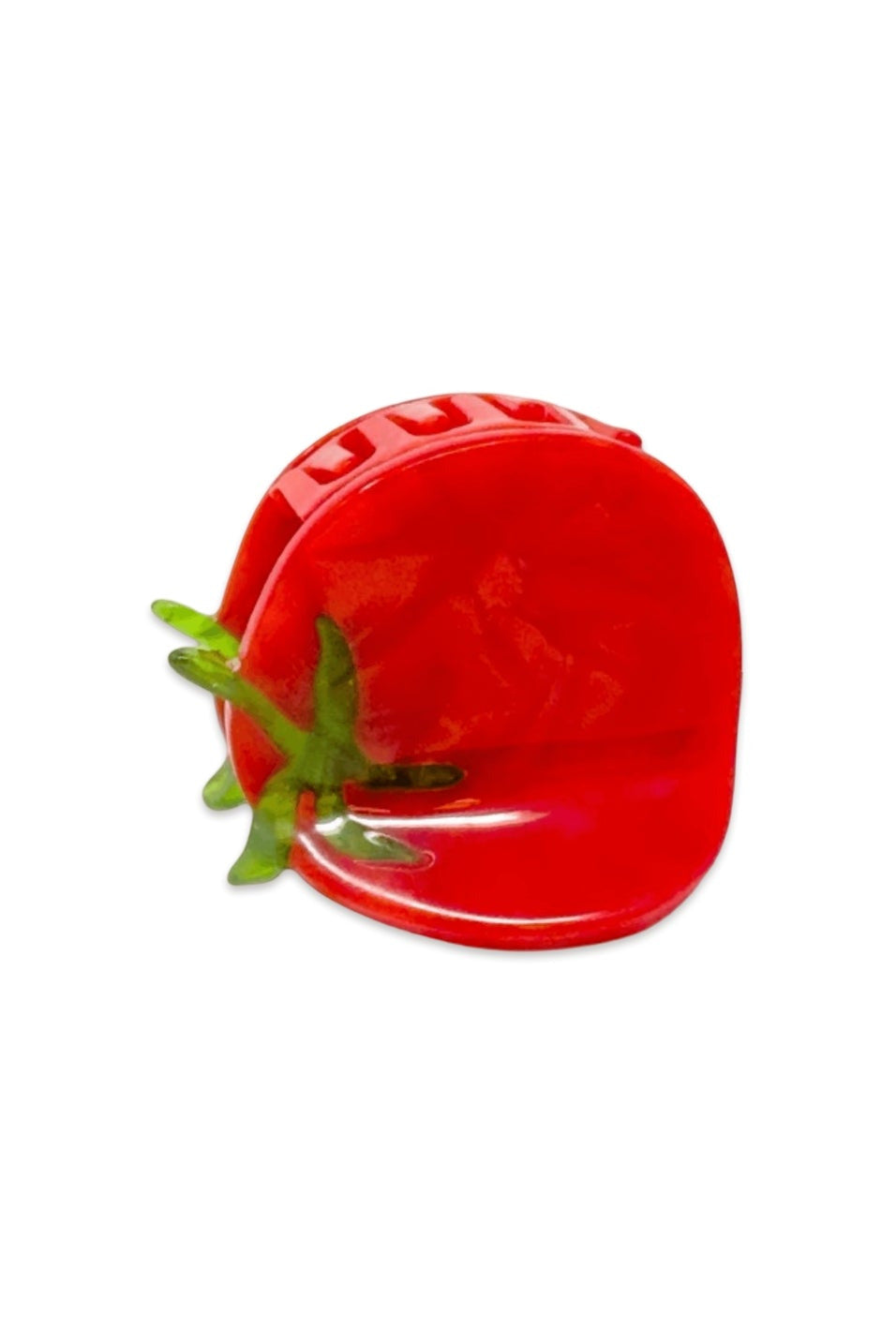 Mini Tomato Hair Claw Clip by Jenny Lemons at Abacus Row Jewelry