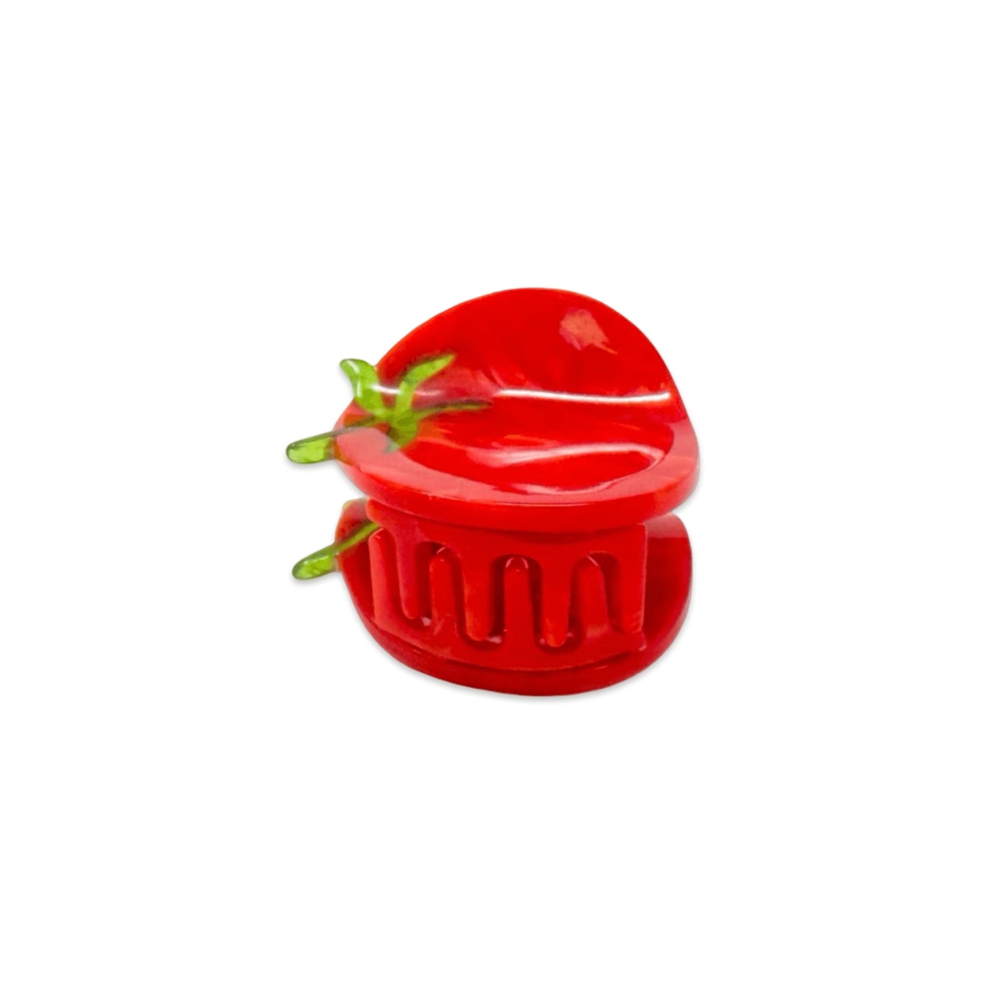 Mini Tomato Hair Claw Clip by Jenny Lemons at Abacus Row Jewelry