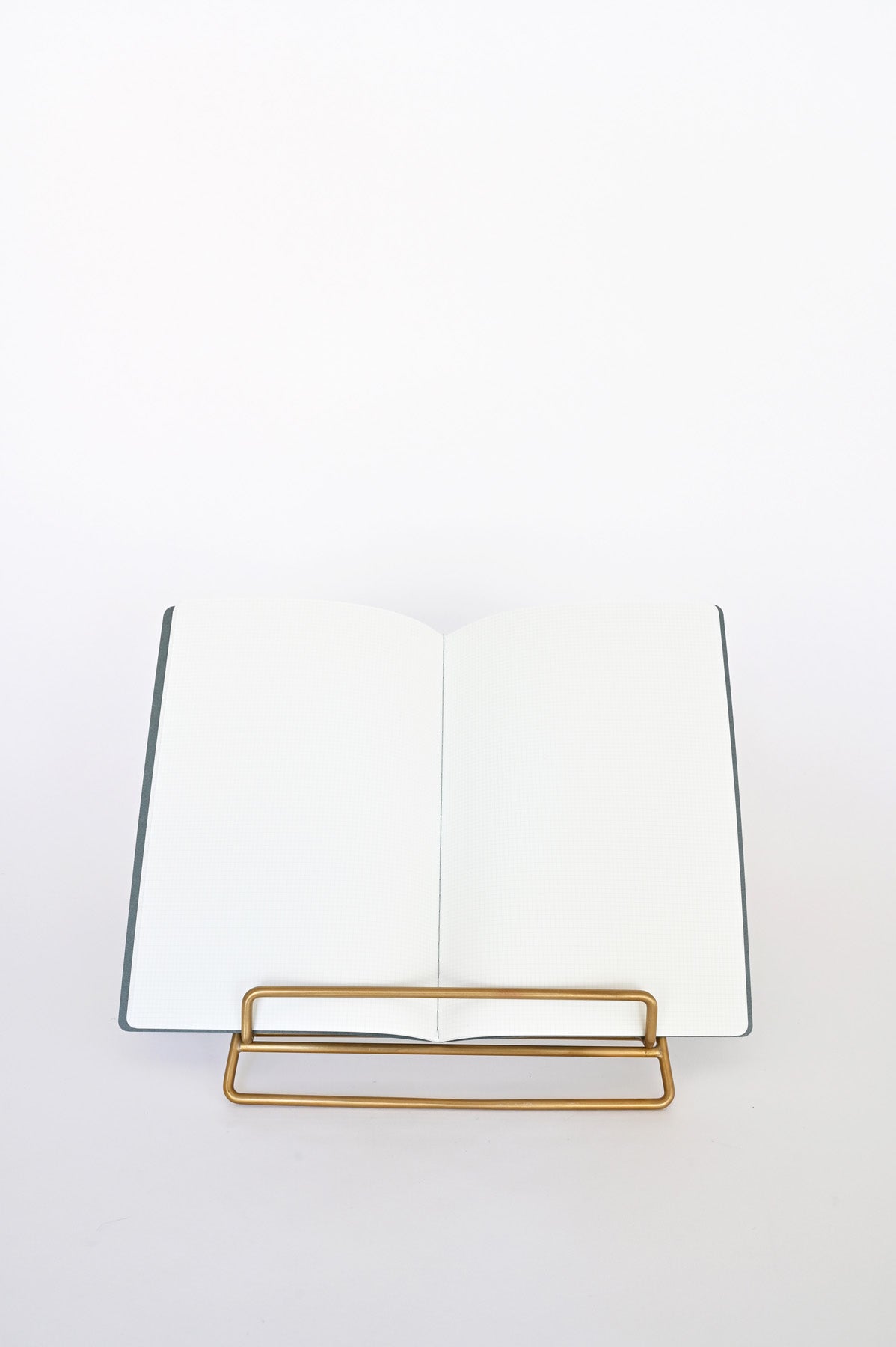 Gray Kleid Grid A5 Notebook Open at Abacus Row