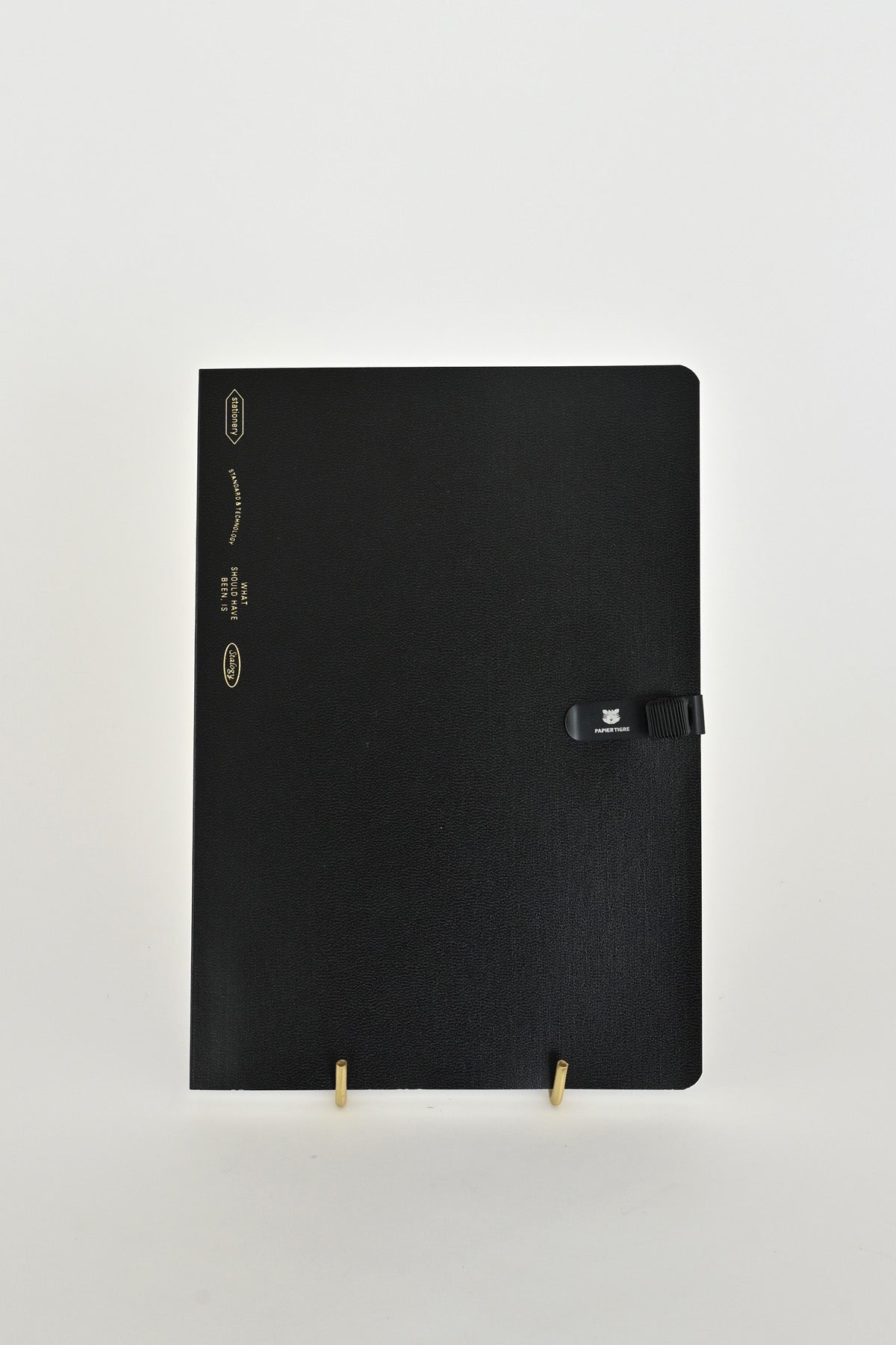 Half-Year Notebook A5 in Black by Stology at Abacus Row Handmade Jewelry