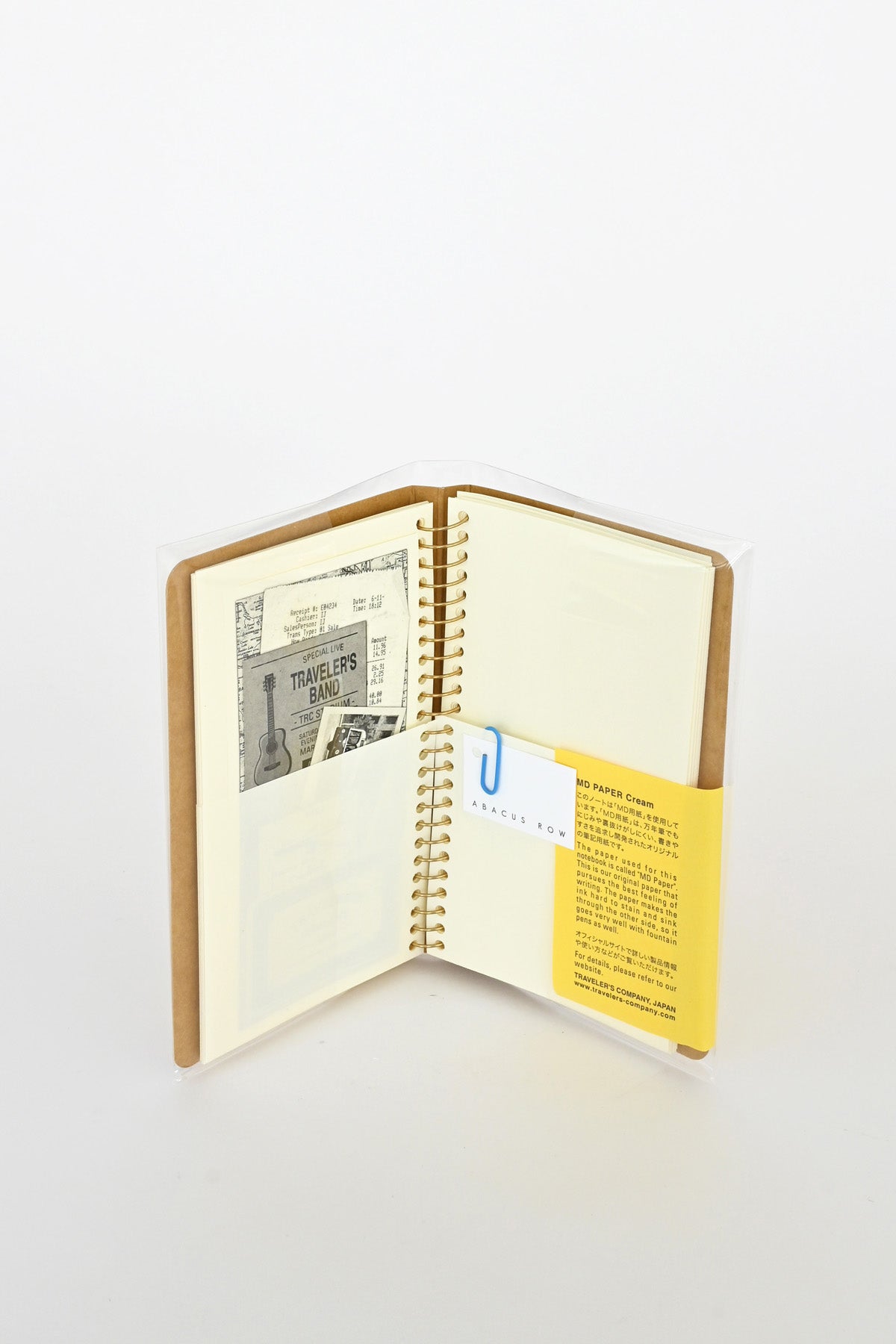 Traveler’s Company A6 Slim Paper Pocket Notebook Insides at Abacus Row