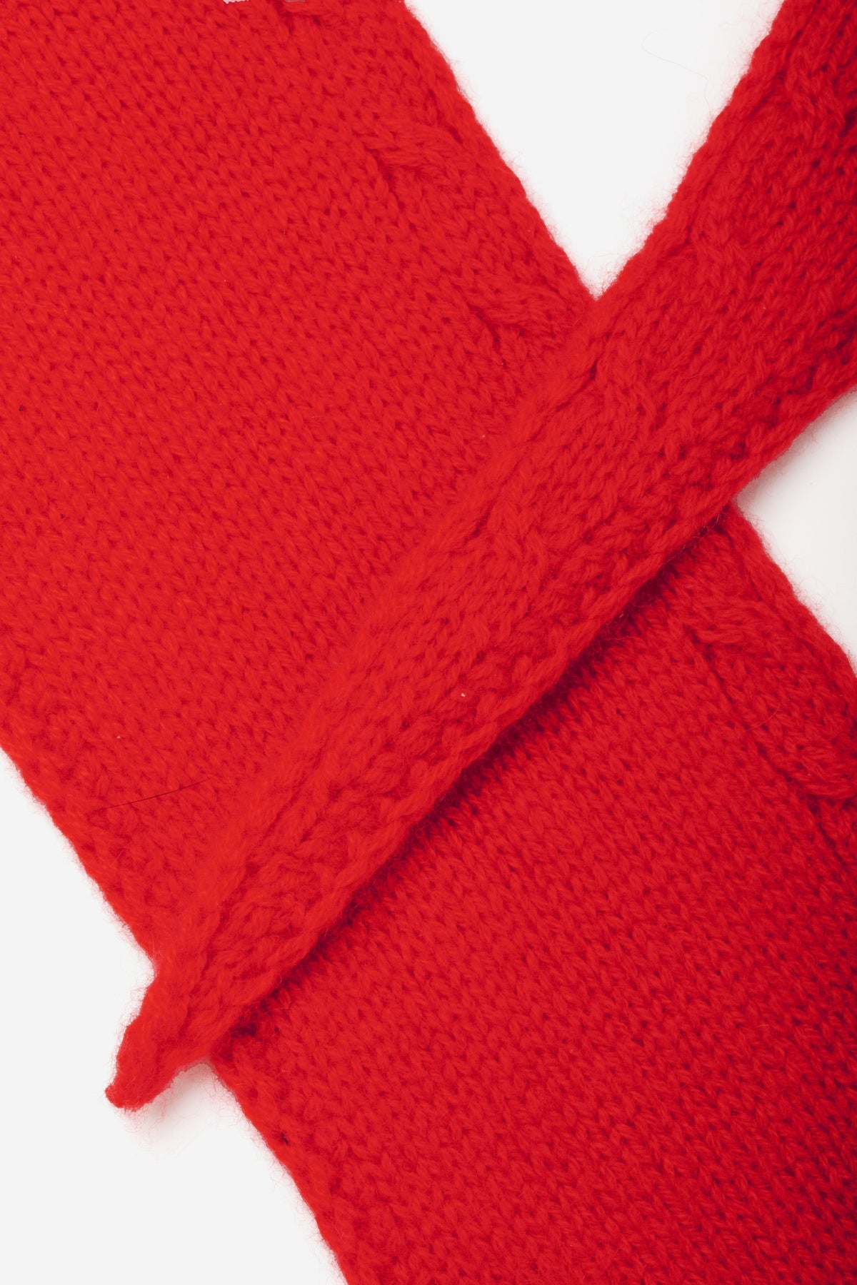 Detail of the Scarlet Mini Scarf by Lao Lao at Abacus Row