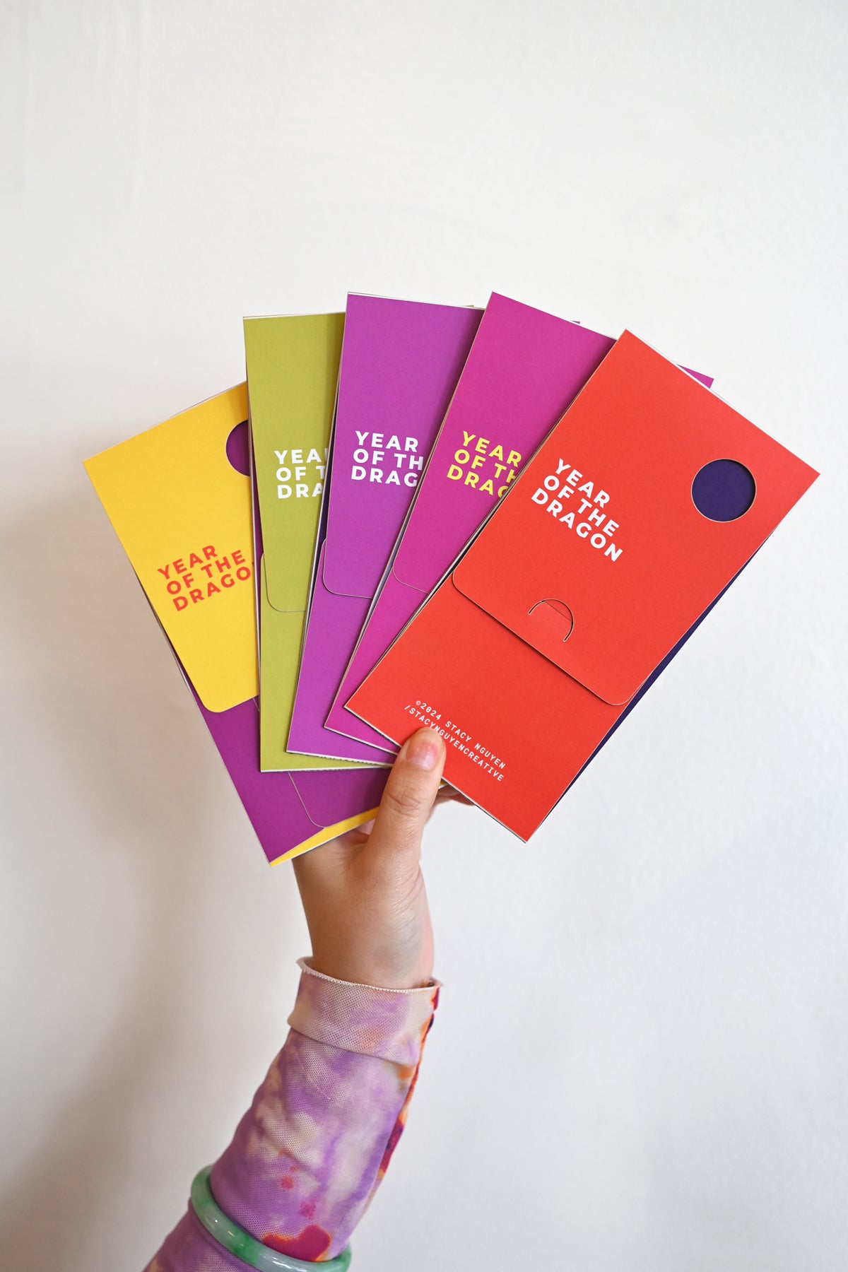 Lì Xì - Year of the Dragon Envelopes by Stacy Nguyen Creative at Abacus Row