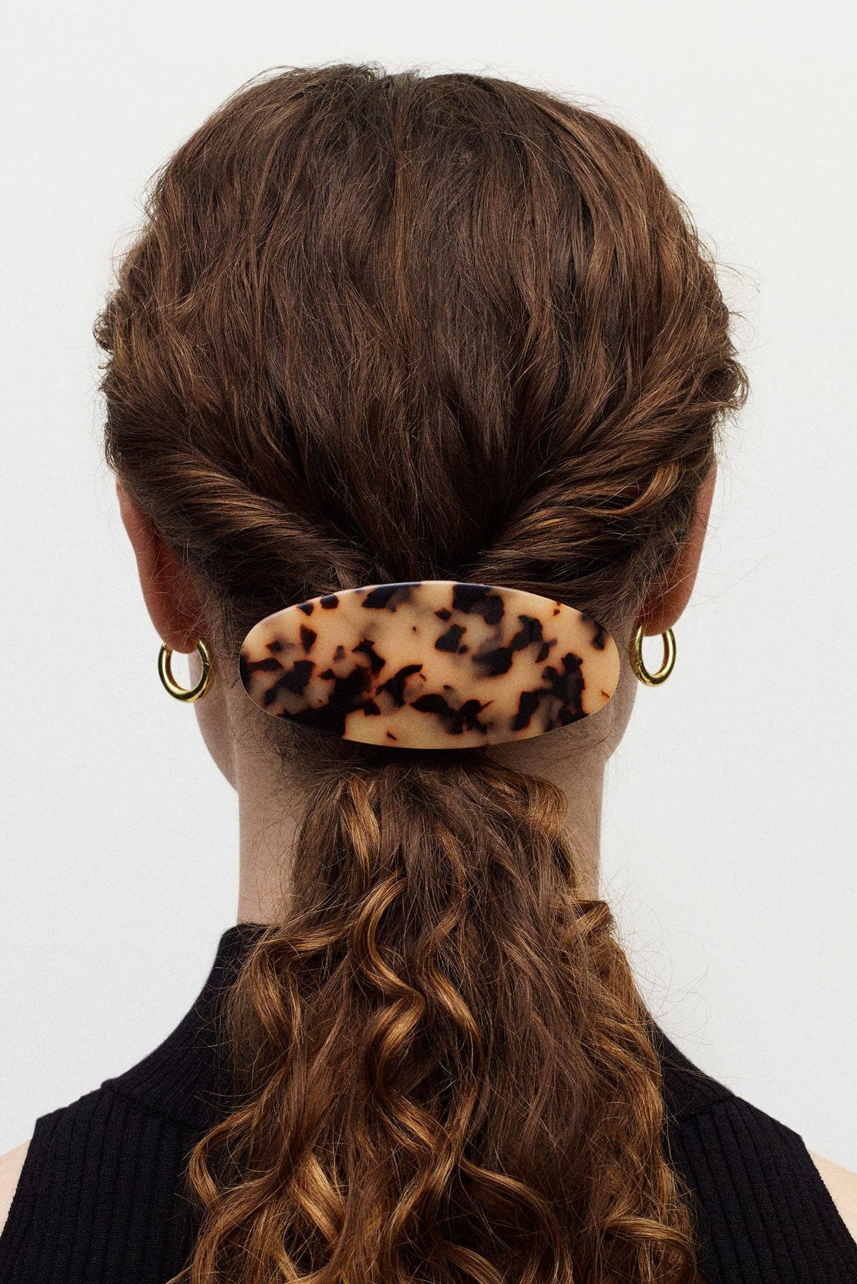 Styled Jumbo Oval Barrette by Machete at Abacus Row