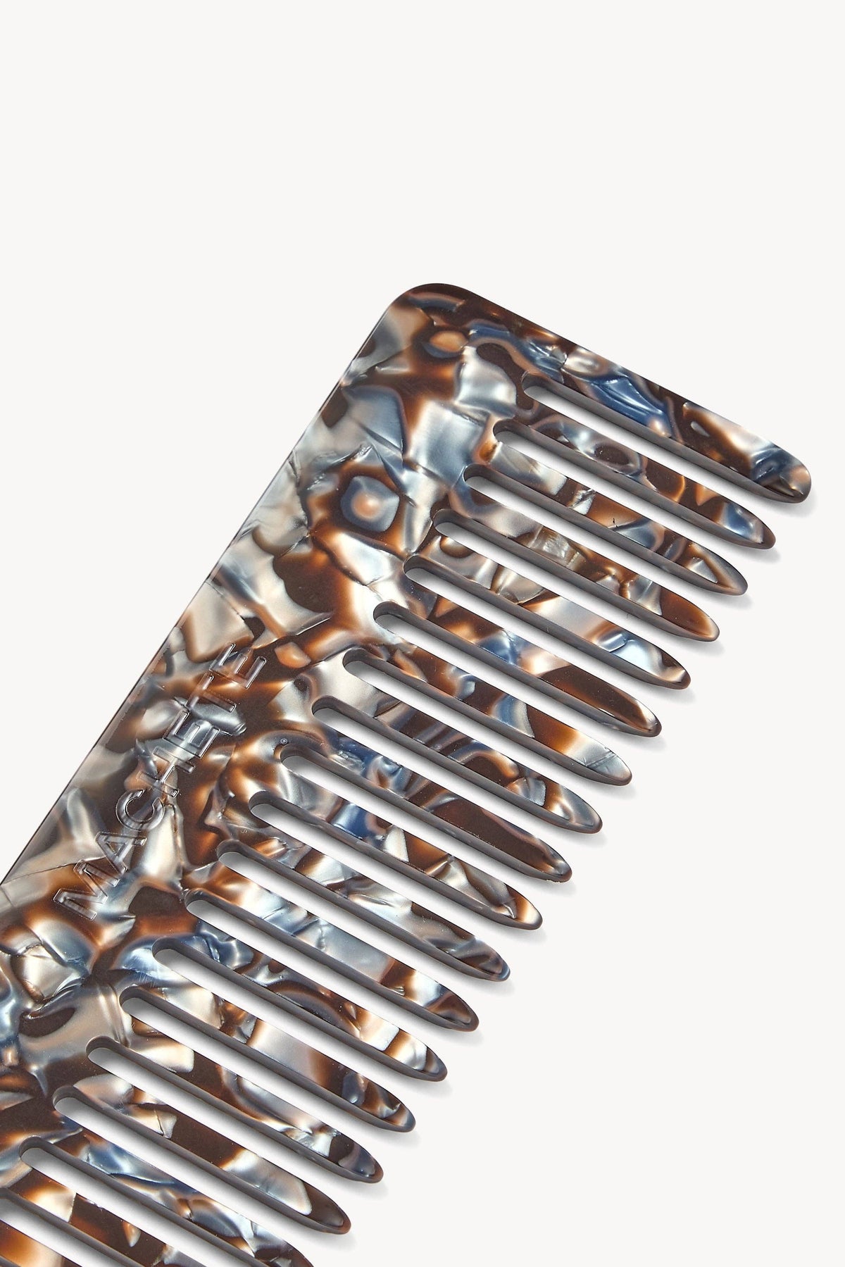 Detail of the Blue Horn No.2 Comb by Machete at Abacus Row