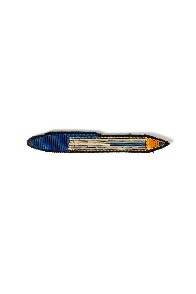 Ballpoint Pen Brooch by Macon et Lesquoy at Abacus Row Jewelry