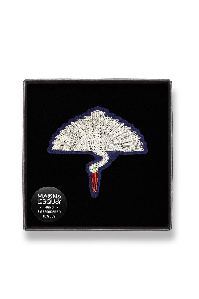 Cigogne Brooch by Macon et Lesquoy at Abacus Row Handmade Jewelry