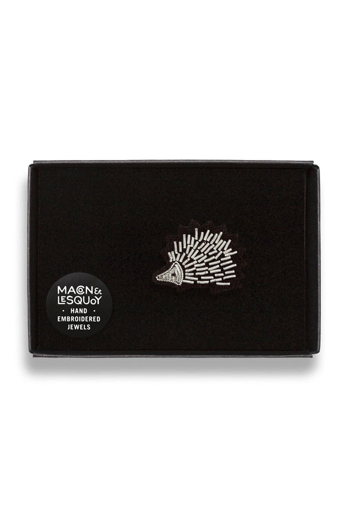 Hedgehog Brooch by Macon et Lesquoy at Abacus Row Handmade Jewelry