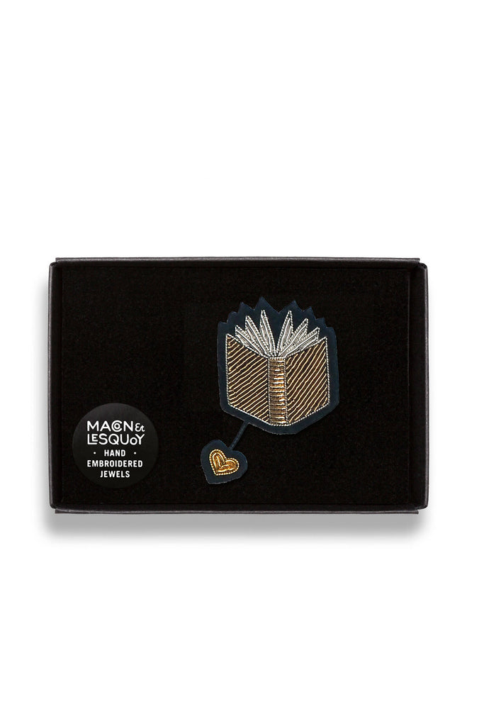 Looking for the Book Brooch by Macon et Lesquoy at Abacus Row Jewelry
