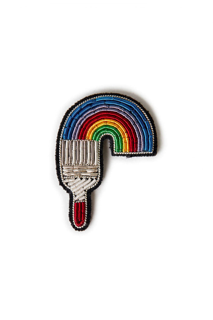 Paint Brush Brooch by Macon et Lesquoy at Abacus Row Handmade Jewelry