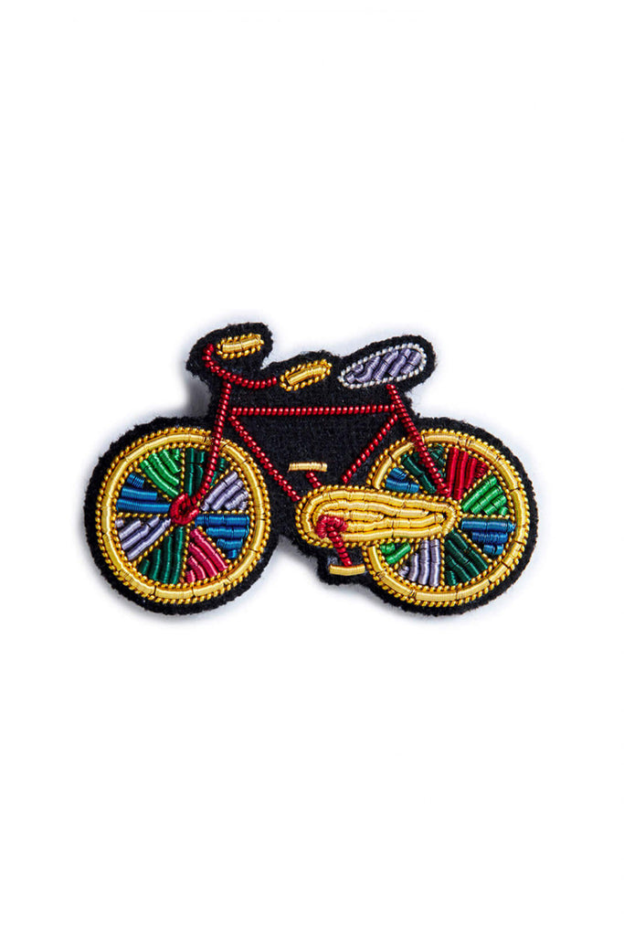 Paradise Bike Brooch by Macon et Lesquoy at Abacus Row Handmade Jewelry