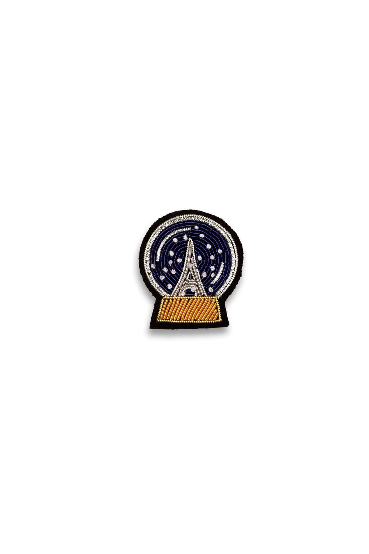 Paris Snow Globe Brooch by Macon et Lesquoy at Abacus Row Handmade Jewelry