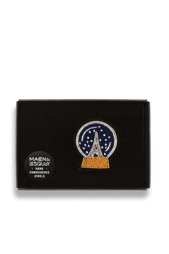 Paris Snow Globe Brooch