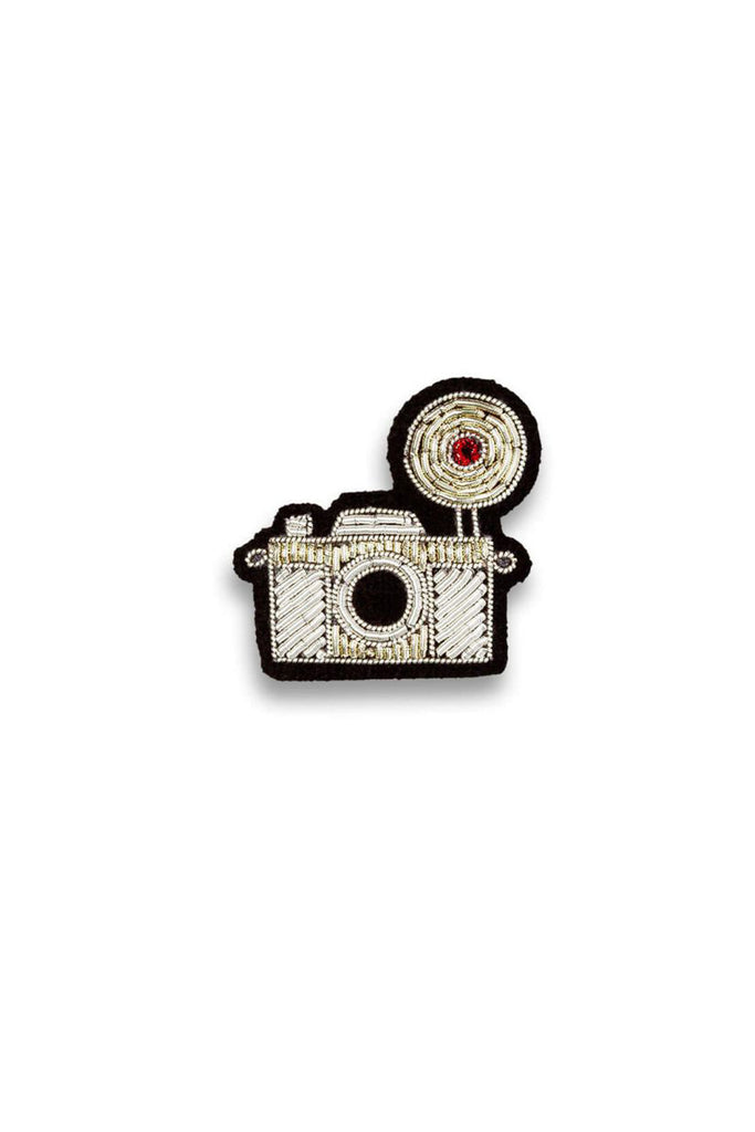 Silver Camera Brooch by Macon et Lesquoy at Abacus Row Handmade Jewelry