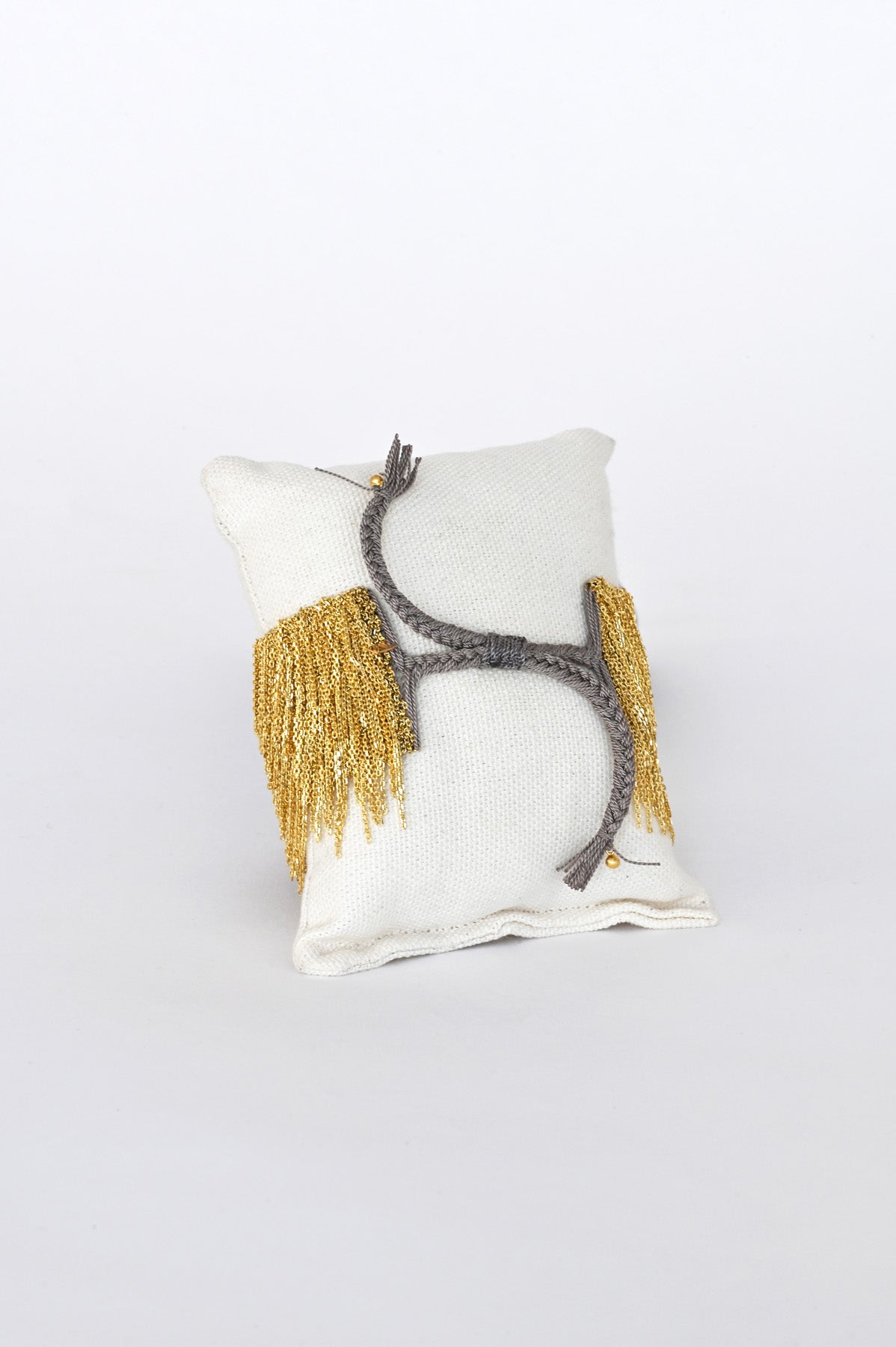 Back of No.705 Gold Bracelet by Marie Laure Chamorel at Abacus Row Handmade Jewelry