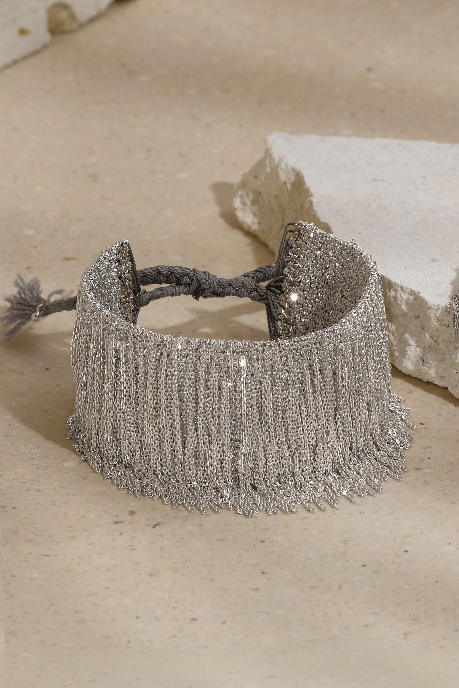 Styled No.705 Silver Bracelet by Marie Laure Chamorel at Abacus Handmade Row