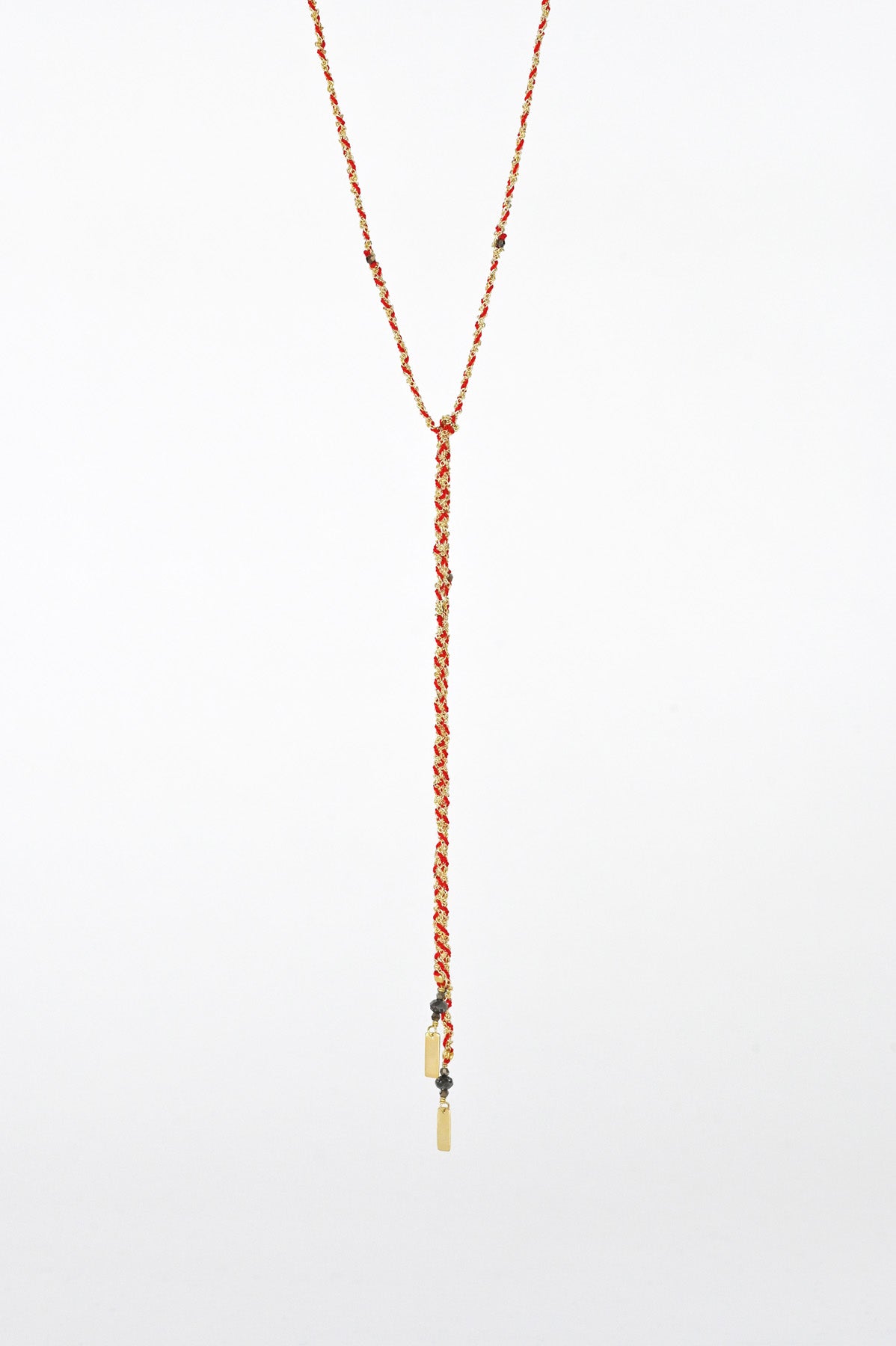 No.182 Red Necklace by Marie Laure Chamorel at Abacus Row Handmade Jewelry