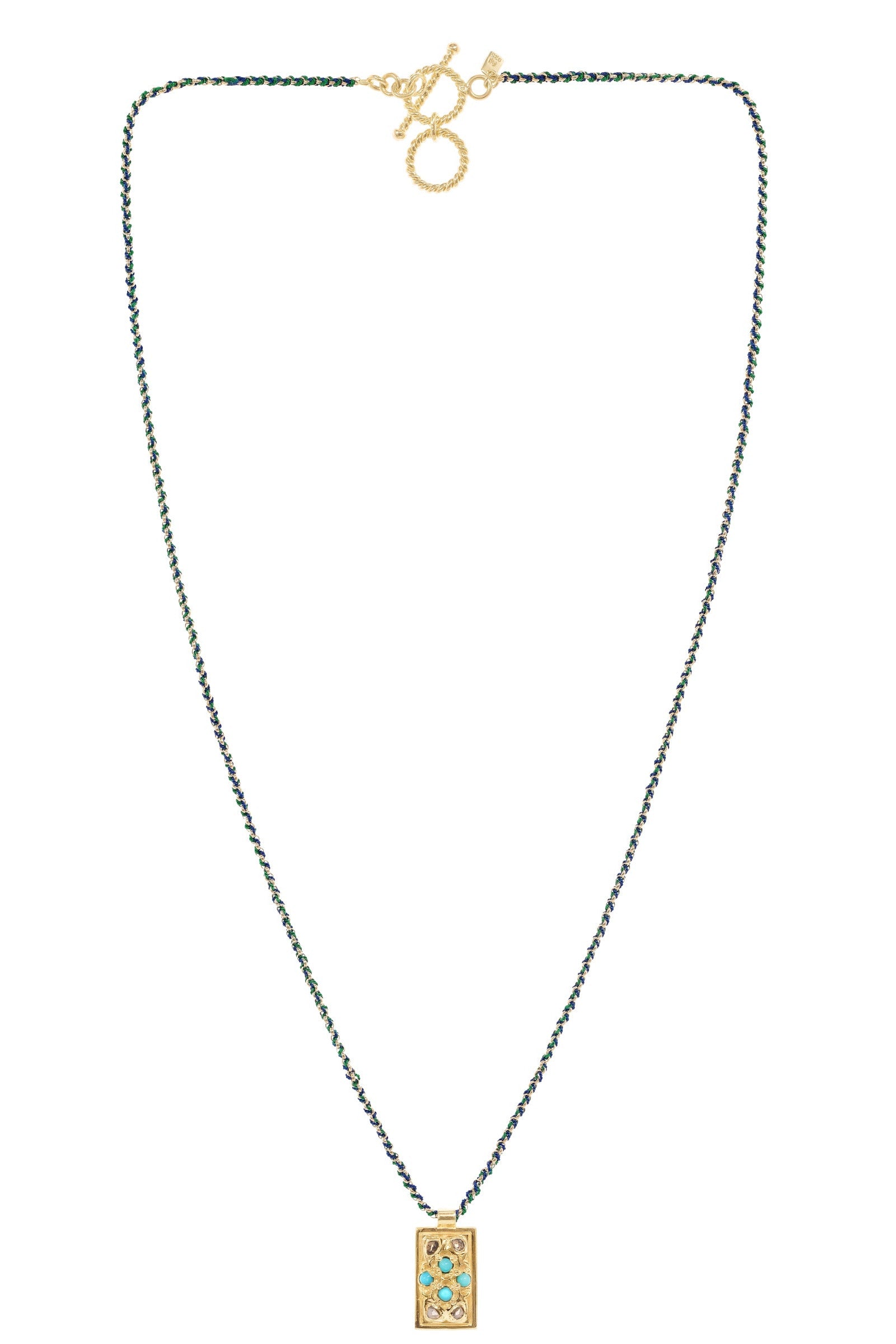 No.916 Aqua Necklace by Marie Laure Chamorel at Abacus Row Handmade Jewelry