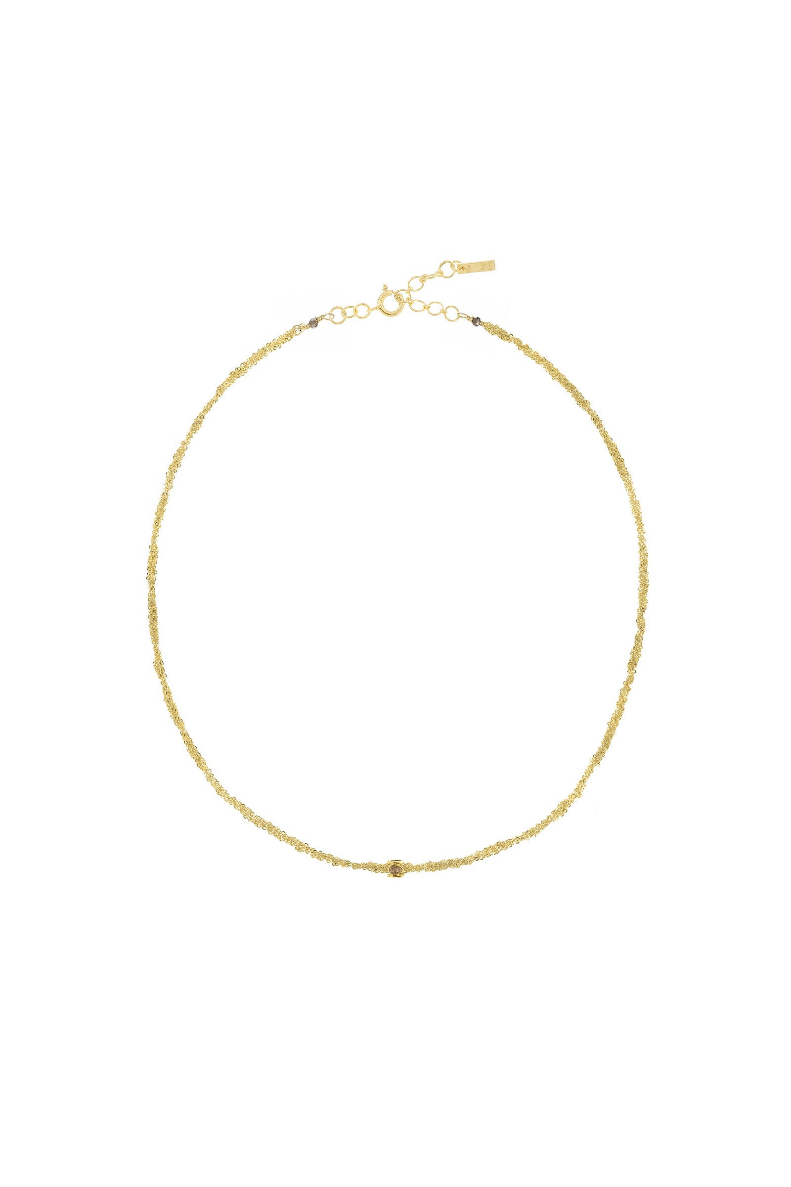 No.985 Gold Necklace by Marie Laure Chamorel at Abacus Row Handmade Jewelry