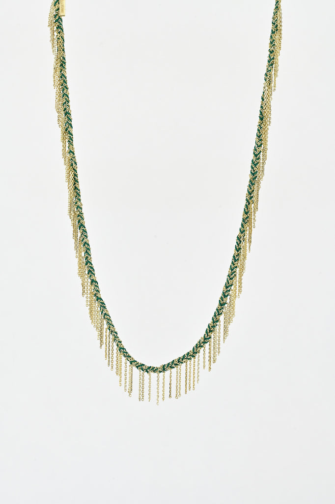 No.550 Gold Green Necklace