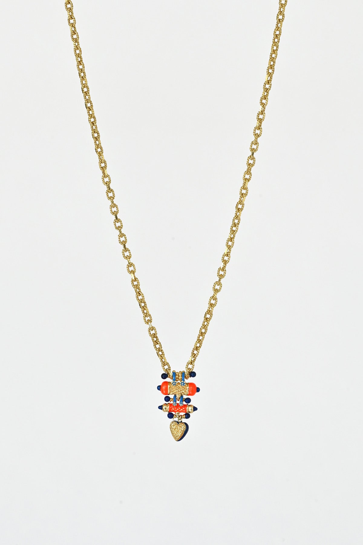No.769 Gold Enamel Necklace