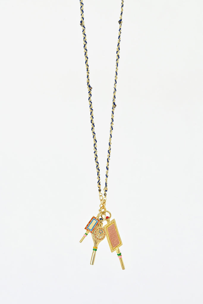 No.804 Gold Navy Necklace